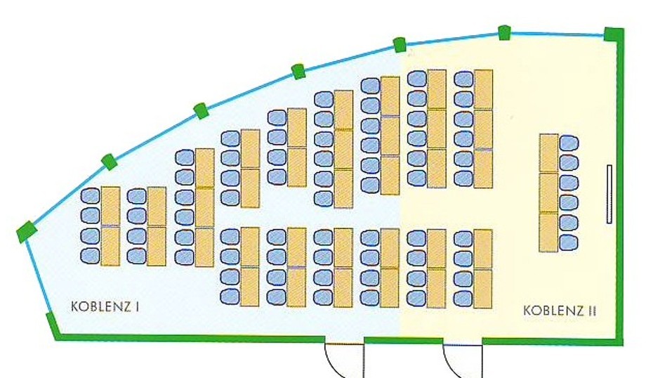 Grundriss Tagungsraum Koblenz